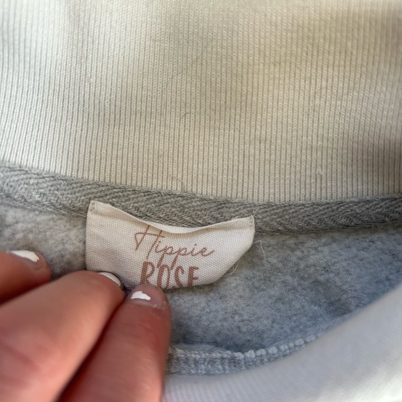 Gray Collared Sweatshirt/Sweater - Picture 3 of 6